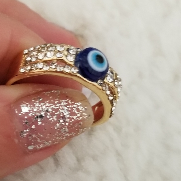 Evil Eye Protection Ring - Picture 2 of 6